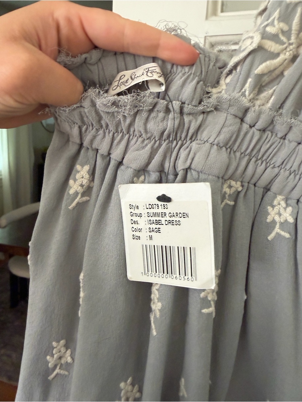 LoveShackFancy Isabel Dress Halter Backless Maxi Dress - Picture 5 of 6